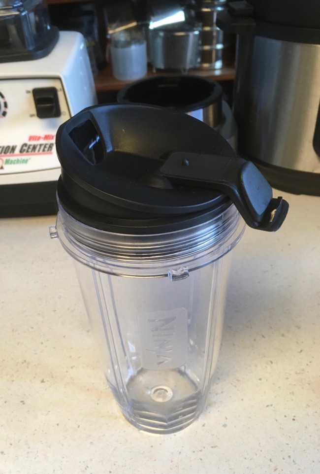 Ninja 16oz Blender Travel Clear Cup Original Replacement Part 2